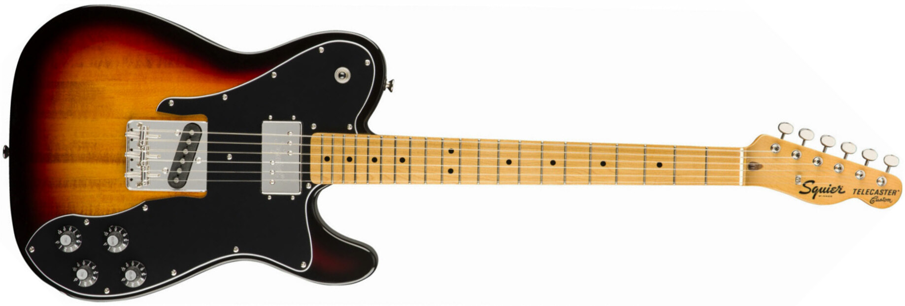 Squier Tele Custom  Classic Vibe 70s 2019 Sh Mn - 3-color Sunburst - Tel shape electric guitar - Main picture
