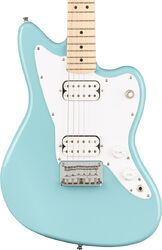 Electric guitar for kids Squier Bullet Mini Jazzmaster HH - Daphne blue