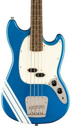 FSR Classic Vibe '60s Competition Mustang Bass Ltd (LAU) - lake placid blue with olympic white stripes