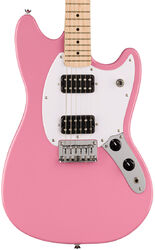 Retro rock electric guitar Squier Sonic Mustang HH - Flash pink