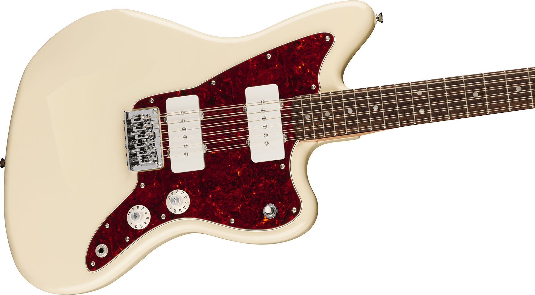 Squier Jazzmaster Xii Paranormal 2s Ht Lau - Olympic White - 12 string electric guitar - Variation 2