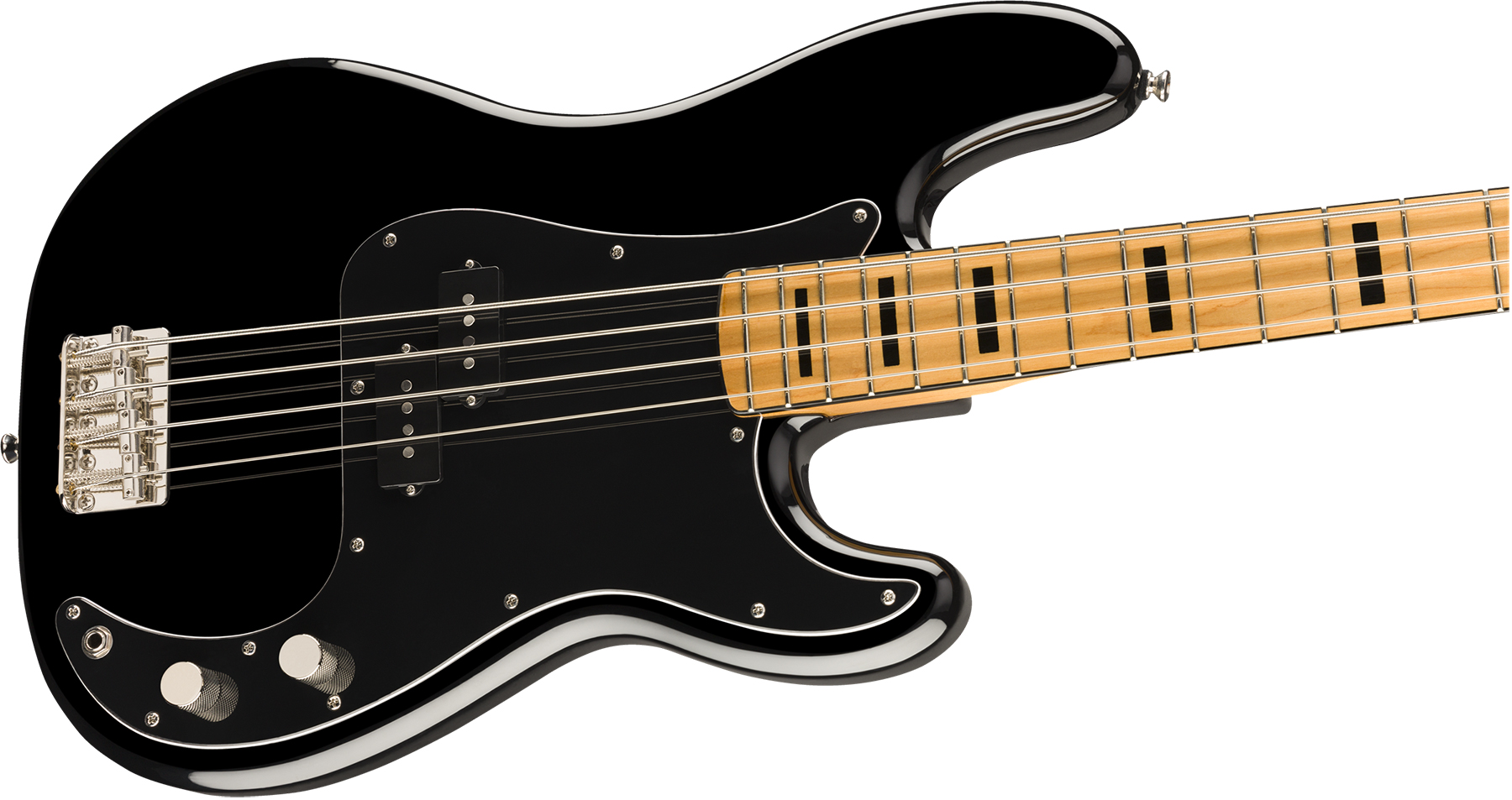 Squier Precision Bass '70s Classic Vibe 2019 Mn - Black - Solid body electric bass - Variation 2
