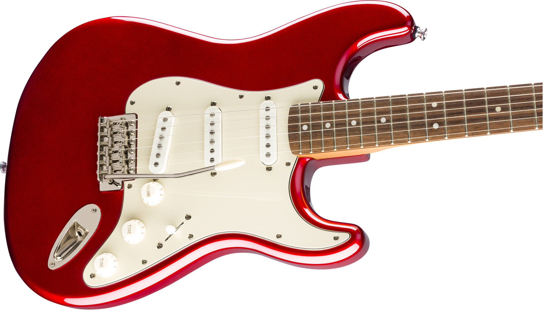 Squier Strat '60s Classic Vibe 2019 Lau 2019 - Candy Apple Red - Str shape electric guitar - Variation 2