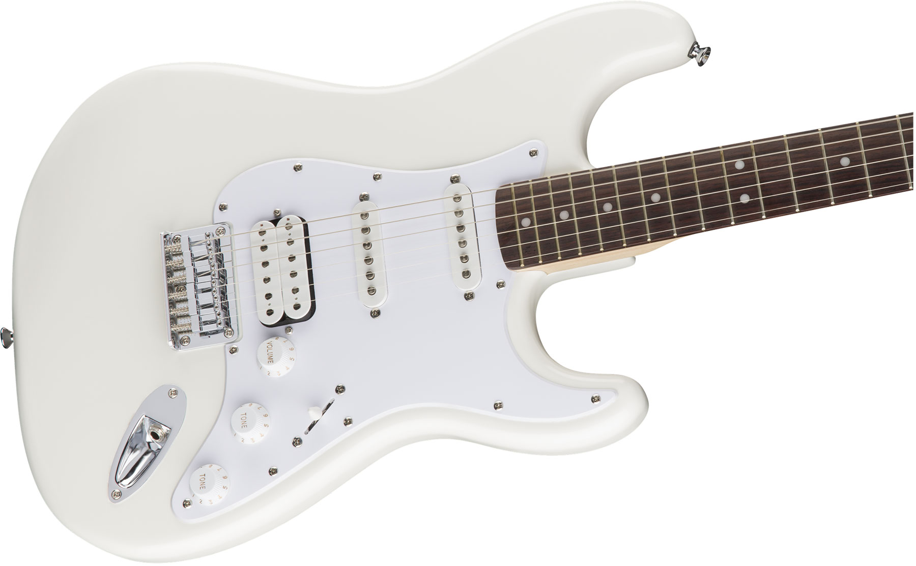 Squier Bullet Stratocaster Ht Hss (lau) - Arctic White - Str shape electric guitar - Variation 2