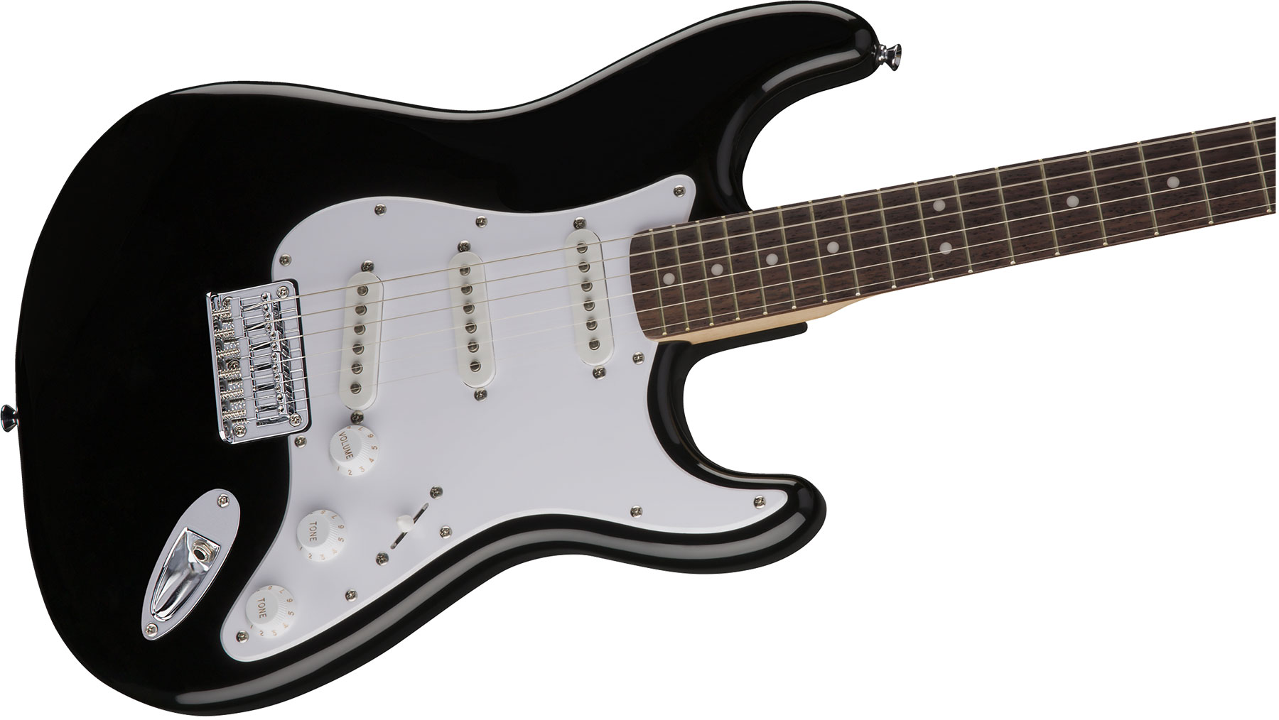 Squier Bullet Stratocaster Ht Sss Rw - Black - Str shape electric guitar - Variation 2