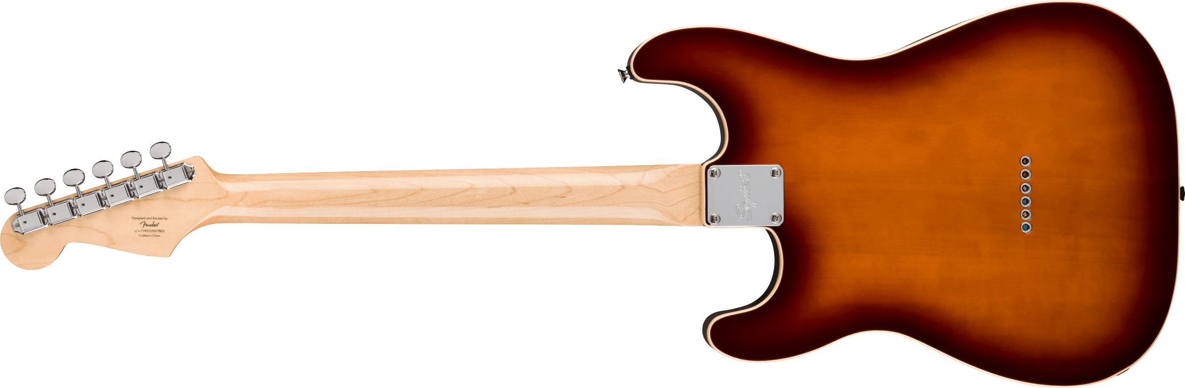 Squier Strat Custom Nashville Paranormal Series 3s Ht Lau - 2-color Sunburst - Str shape electric guitar - Variation 2