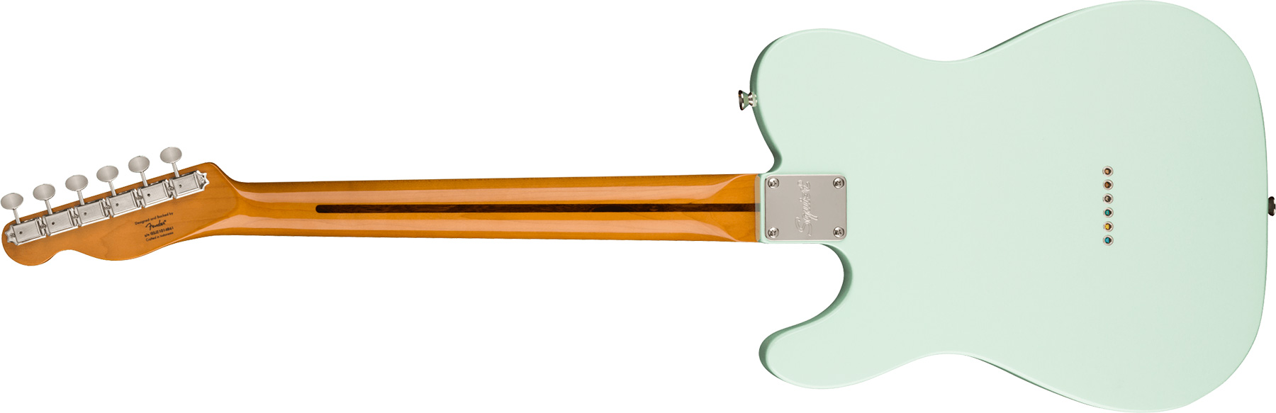 Squier Tele '60s Thinline Gold Anodized Pickguard Classic Vibe Fsr 2s Ht Mn - Sonic Blue - Tel shape electric guitar - Variation 1