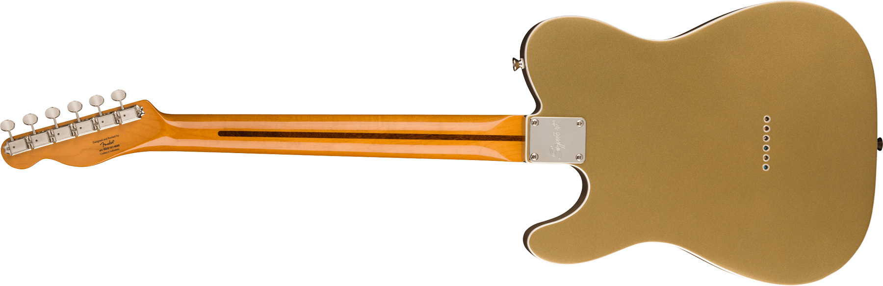 Squier Tele '60s Thinline Parchment Pickguard Classic Vibe Fsr 2s Ht Mn - Aztec Gold - Tel shape electric guitar - Variation 1