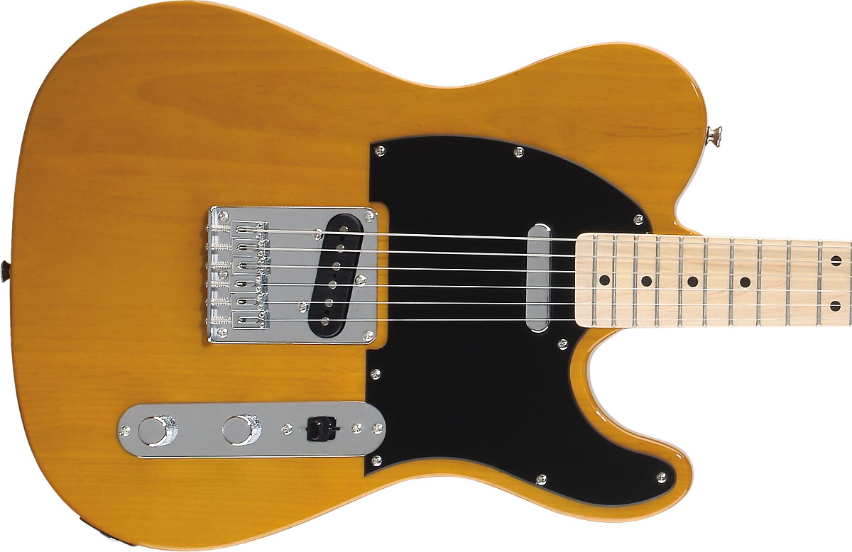 Squier Tele Affinity Series Mn - Butterscotch Blonde - Tel shape electric guitar - Variation 1