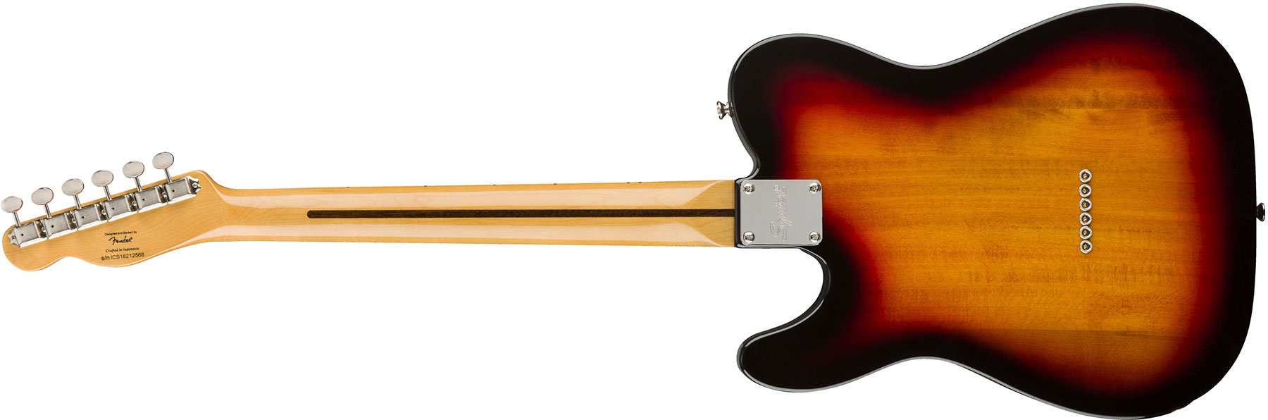 Squier Tele Custom  Classic Vibe 70s 2019 Sh Mn - 3-color Sunburst - Tel shape electric guitar - Variation 1