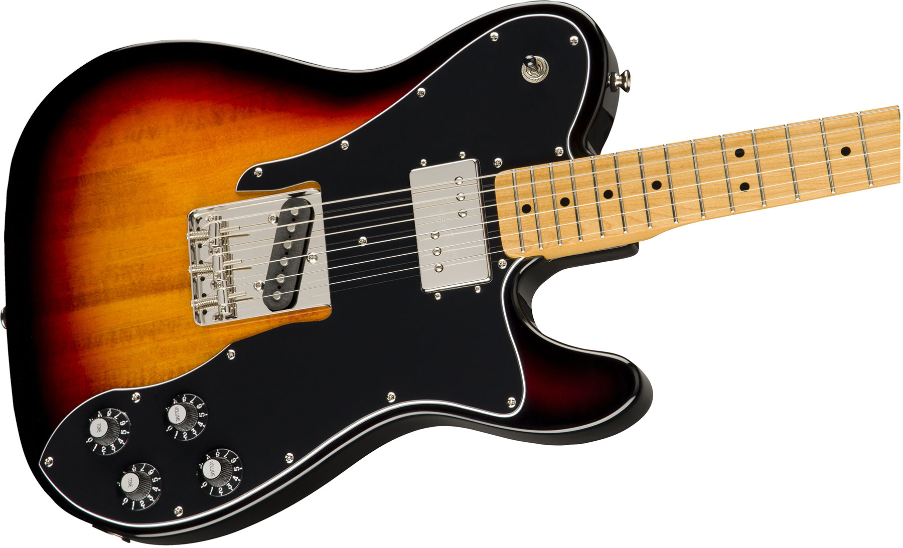 Squier Tele Custom  Classic Vibe 70s 2019 Sh Mn - 3-color Sunburst - Tel shape electric guitar - Variation 2