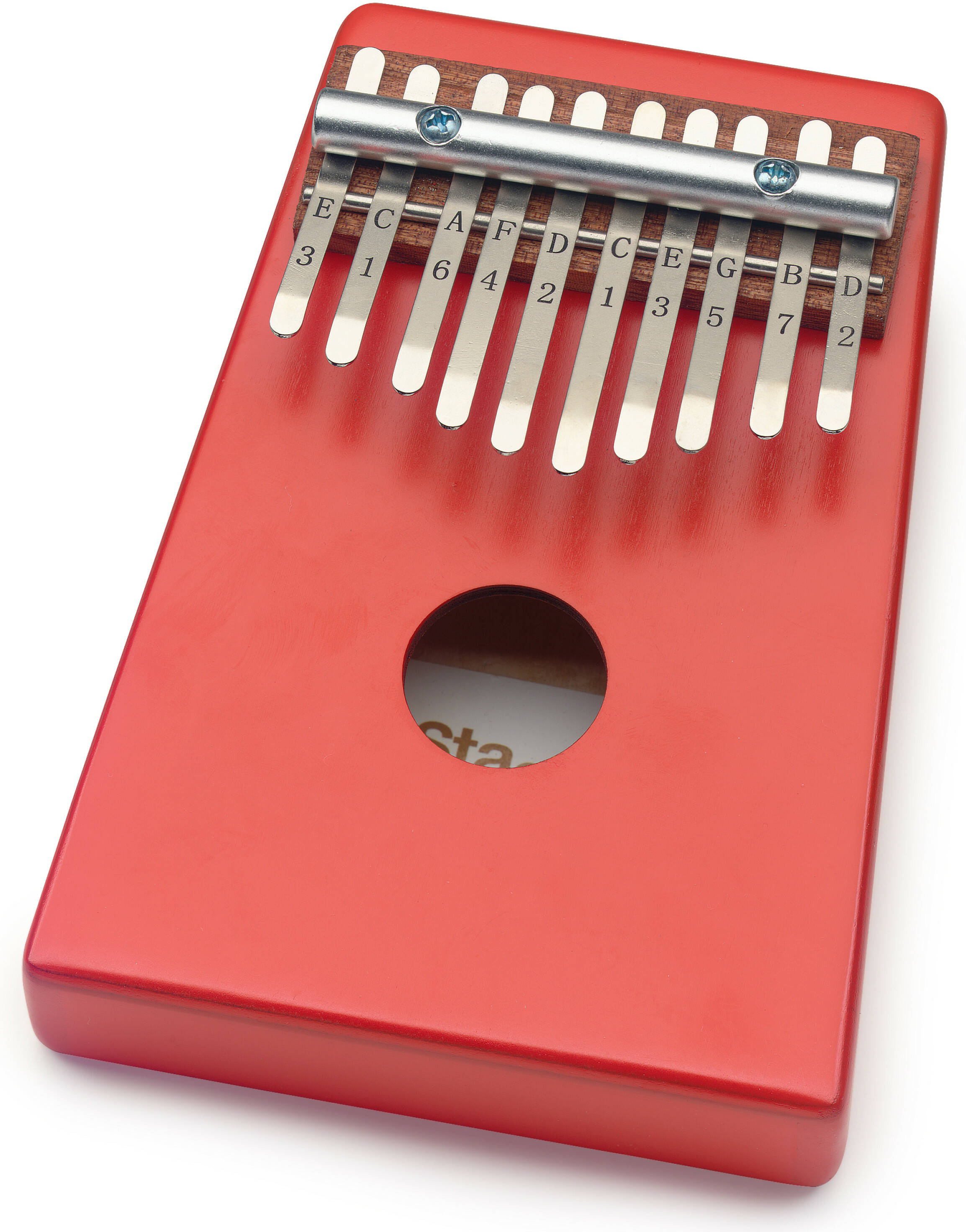 Stagg Kalimba Enfant 10 Notes Rouge - Hit percussion - Main picture