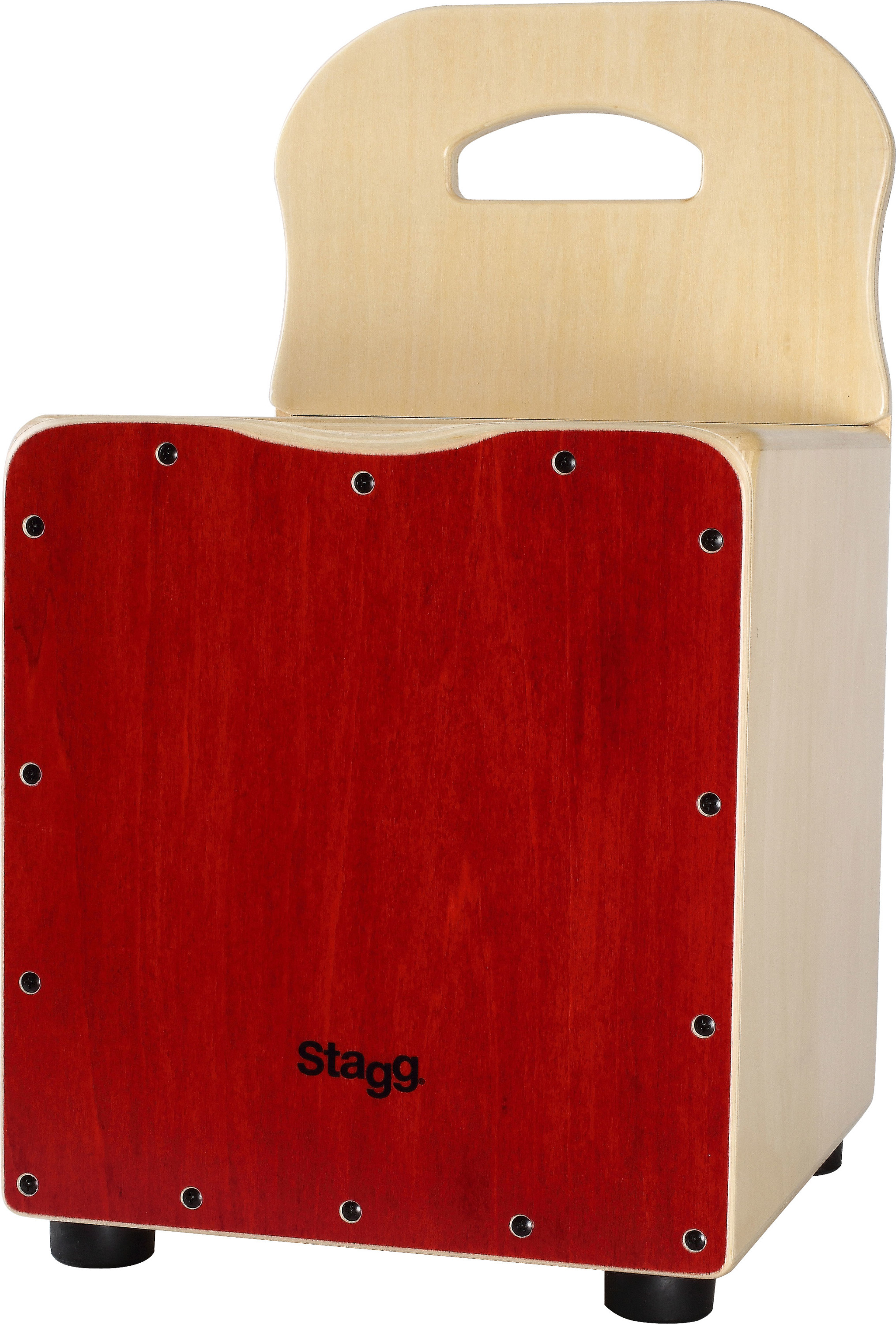 Stagg Easygo Cajon Enfant Rouge - Hit percussion - Variation 1