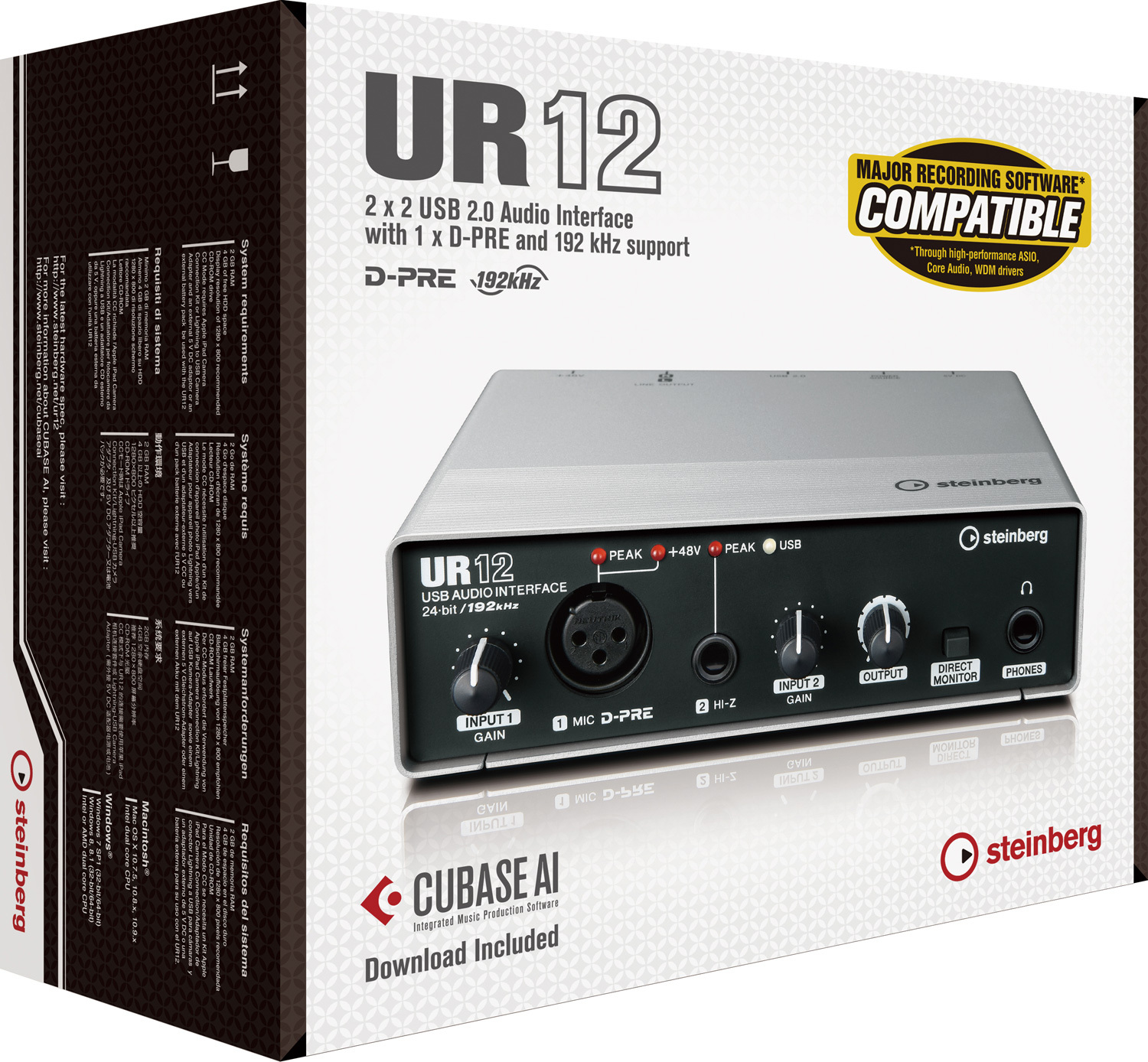 Steinberg Ur12 Usb - USB audio interface - Main picture