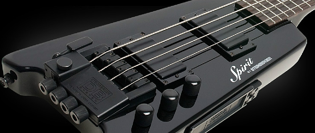 Steinberger Xt-2db Spirit Db Tuner - Black - Travel electric bass - Variation 2