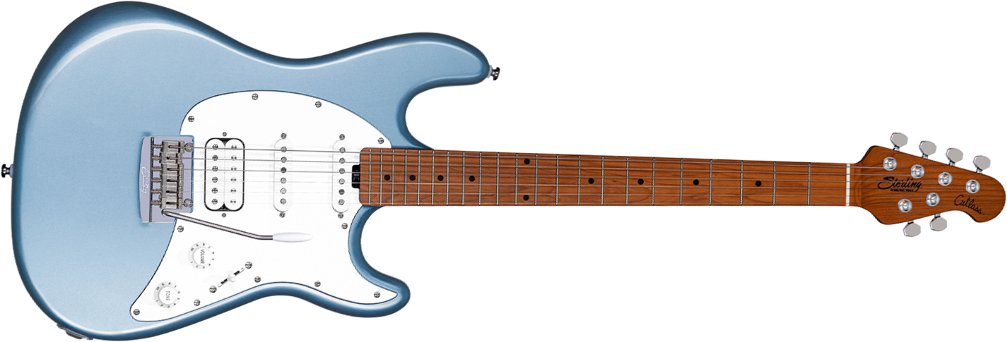 Sterling By Musicman Cutlass Ct50hss Trem Mn - Firemist Silver - Str shape electric guitar - Main picture