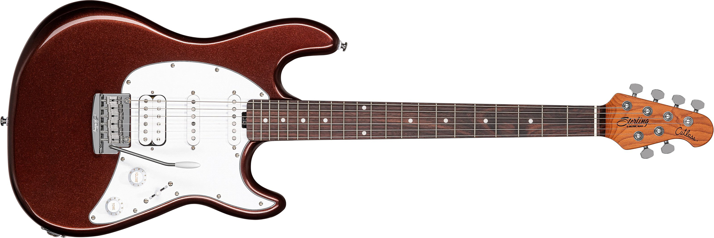 Sterling By Musicman Cutlass Ct50hss Trem Rw - Dropped Copper - Str shape electric guitar - Main picture