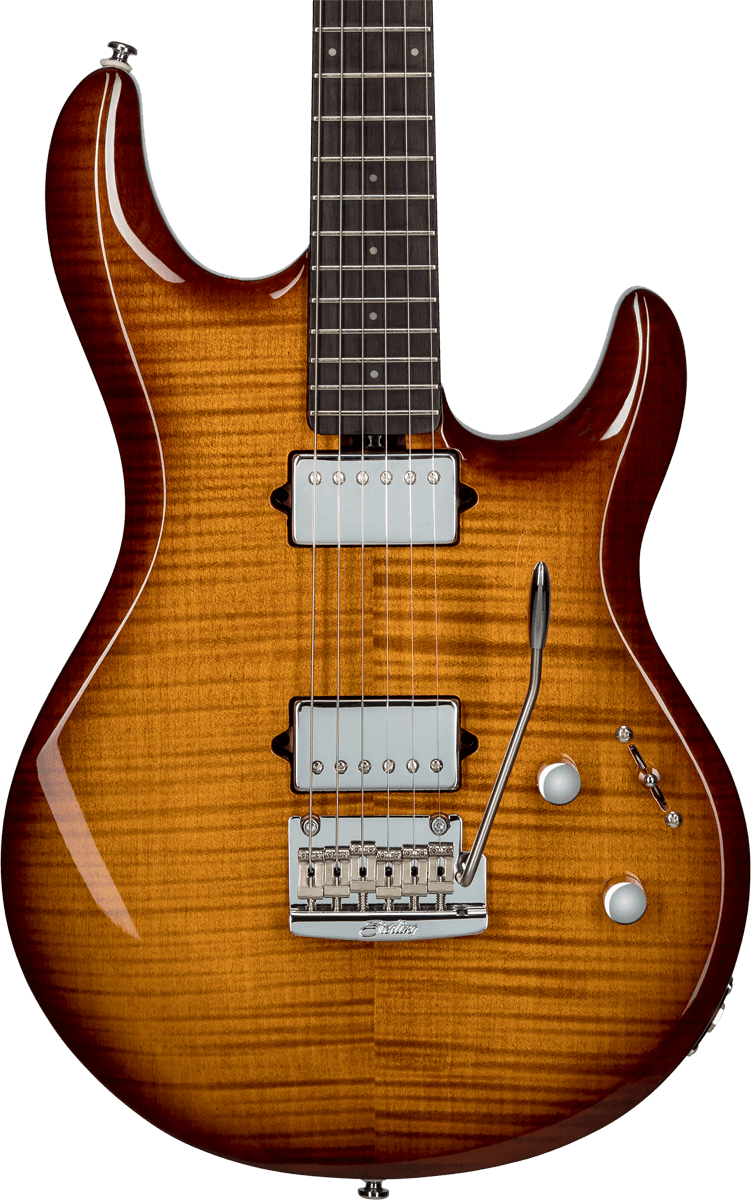 Sterling By Musicman Steve Lukather Luke Lk100 Signature Hh Trem Rw - Hazel Burst - Str shape electric guitar - Variation 1
