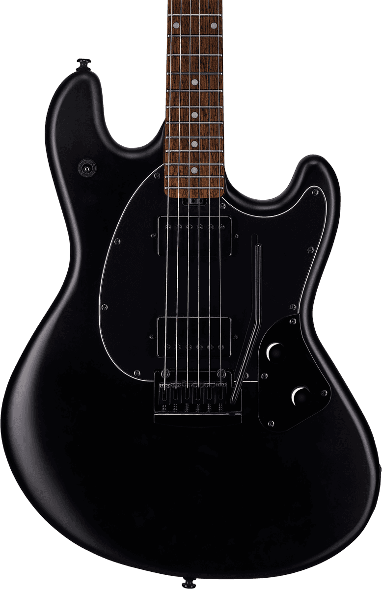 Sterling By Musicman Stingray Guitar Sr30 Hh Trem Lau - Stealth Black - Str shape electric guitar - Variation 2