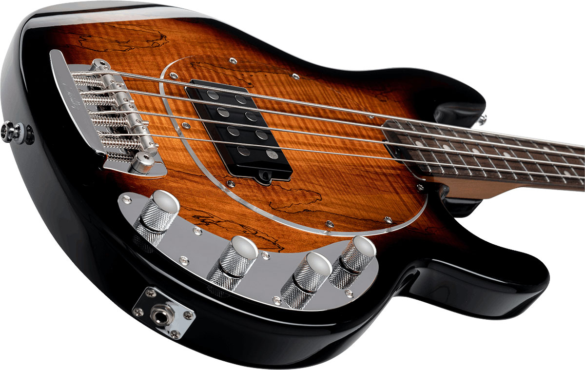 Sterling By Musicman Stingray Ray34sm Maple Top 1h Active Rw - 3 Tone Sunburst - Solid body electric bass - Variation 2