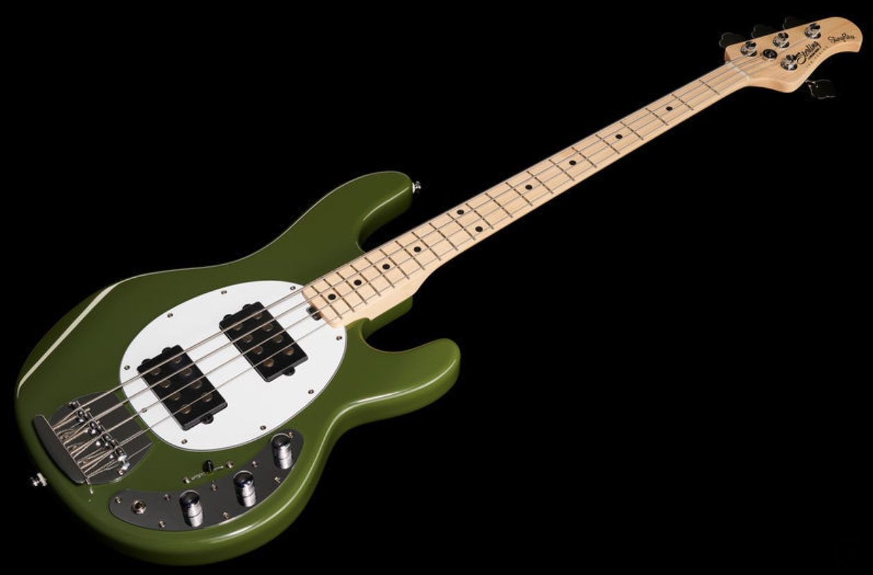 Sterling By Musicman Stingray Ray4hh Active Mn - Olive - Solid body electric bass - Variation 1