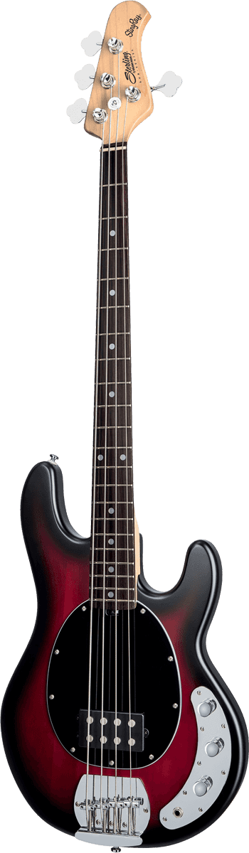 Sterling By Musicman Sub Ray4 (jat) - Ruby Red Burst Satin - Solid body electric bass - Variation 2