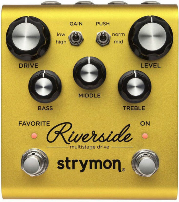 Strymon Riverside Multistage Drive - Overdrive, distortion & fuzz effect pedal - Main picture