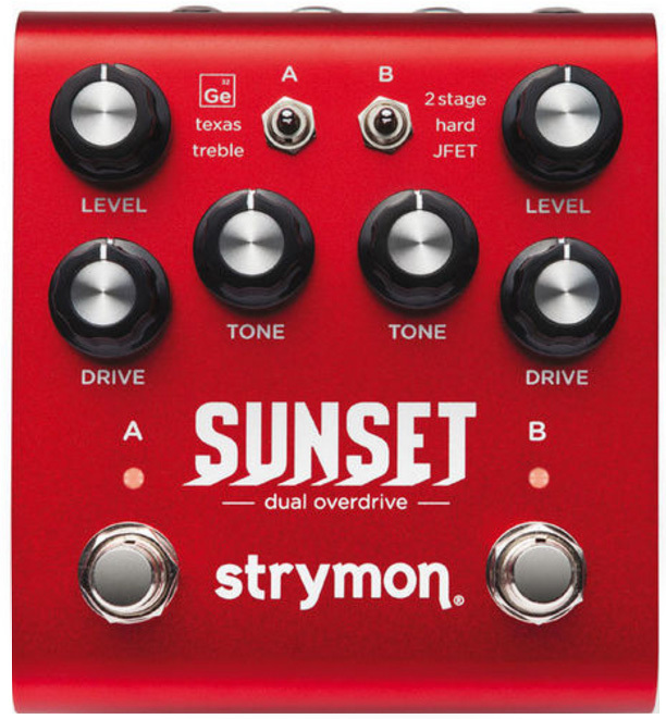 Strymon Sunset Dual Overdrive - Overdrive, distortion & fuzz effect pedal - Main picture