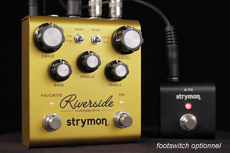 Strymon Riverside Multistage Drive - Overdrive, distortion & fuzz effect pedal - Variation 2