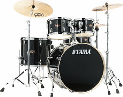 Standard drum kit Tama Imperialstar Kit + Meinl Set - Hairline black