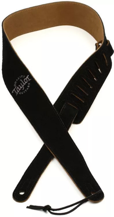 Taylor Strap Embroidered Suede Black 2.5 Inches - Guitar strap - Main picture