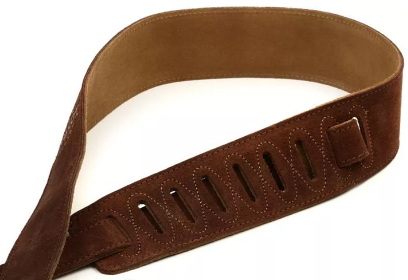 Taylor Strap Embroidered Suede Choc 2.5 Inches - Guitar strap - Variation 2