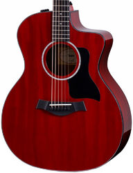 Folk guitar Taylor 224ce DLX LTD - Trans red