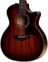 Electro acoustic guitar Taylor 324ce V-Class - Shaded edge burst top