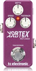 Modulation, chorus, flanger, phaser & tremolo effect pedal Tc electronic Vortex Mini flanger