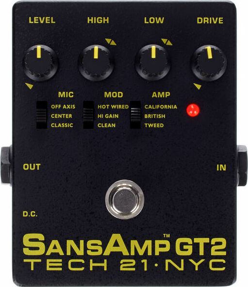 Tech 21 Sansamp Gt2 - Electric guitar preamp - Main picture