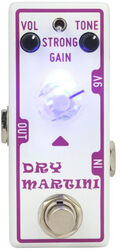 Overdrive, distortion & fuzz effect pedal Tone city audio T-M Mini Dry Martini Overdrive