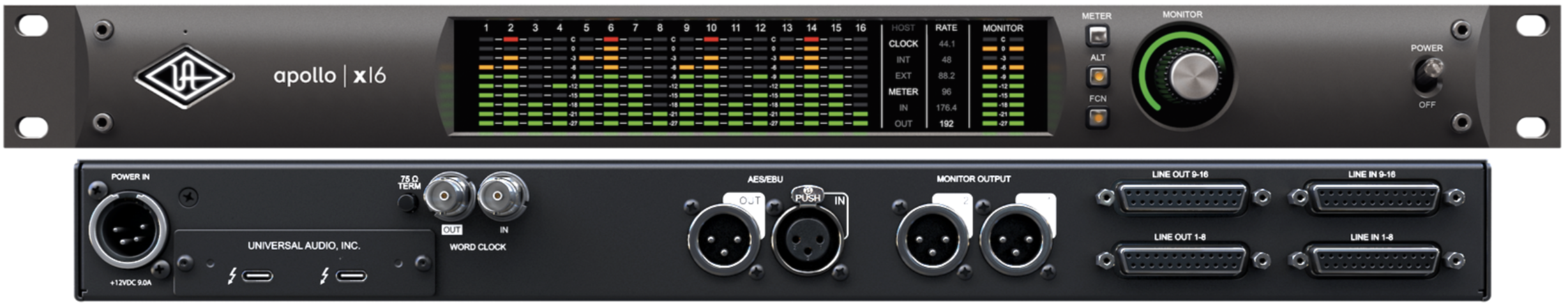 Universal Audio Apollo X16 - Thunderbolt audio interface - Variation 4