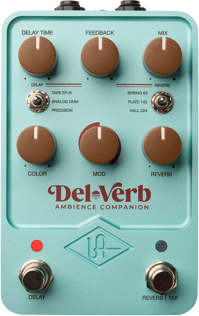 Universal Audio Uafx Del-verb Ambience Companion - Reverb, delay & echo effect pedal - Main picture