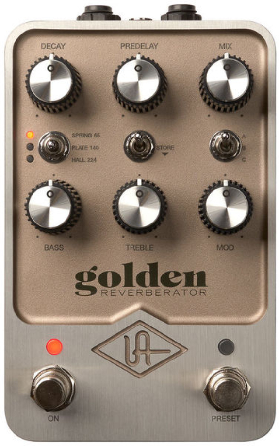 Universal Audio Uafx Golden Reverberator - Reverb, delay & echo effect pedal - Main picture