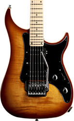 Str shape electric guitar Vigier                         Excalibur Custom HSH (MN) - Amber