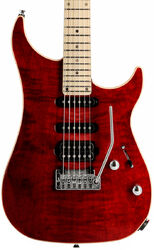 Str shape electric guitar Vigier                         Excalibur Ultra Blues (HSS, Trem, MN) - Ruby