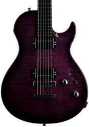Single cut electric guitar Vigier                         G.V. Wood - Purple fade