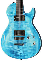 Single cut electric guitar Vigier                         G.V. Wood - Stonewash blue