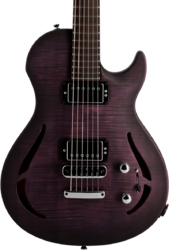 Semi-hollow electric guitar Vigier                         G.V. Wood Hollow - Purple fade