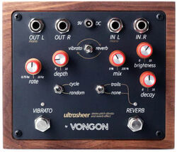Modulation, chorus, flanger, phaser & tremolo effect pedal Vongon Ultracheer Vibrato And Reverb