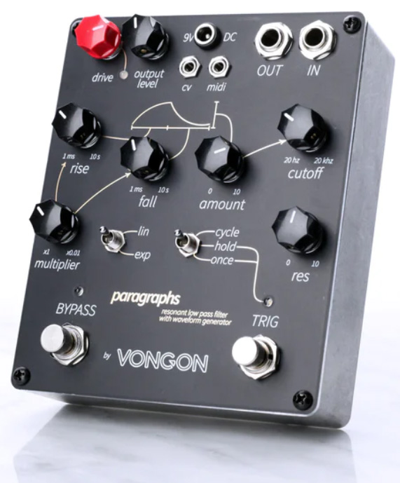 Vongon Paragraphs Resonant Lowpass Filter - Wah & filter effect pedal - Variation 1