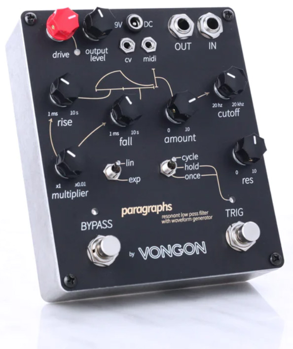 Vongon Paragraphs Resonant Lowpass Filter - Wah & filter effect pedal - Variation 2