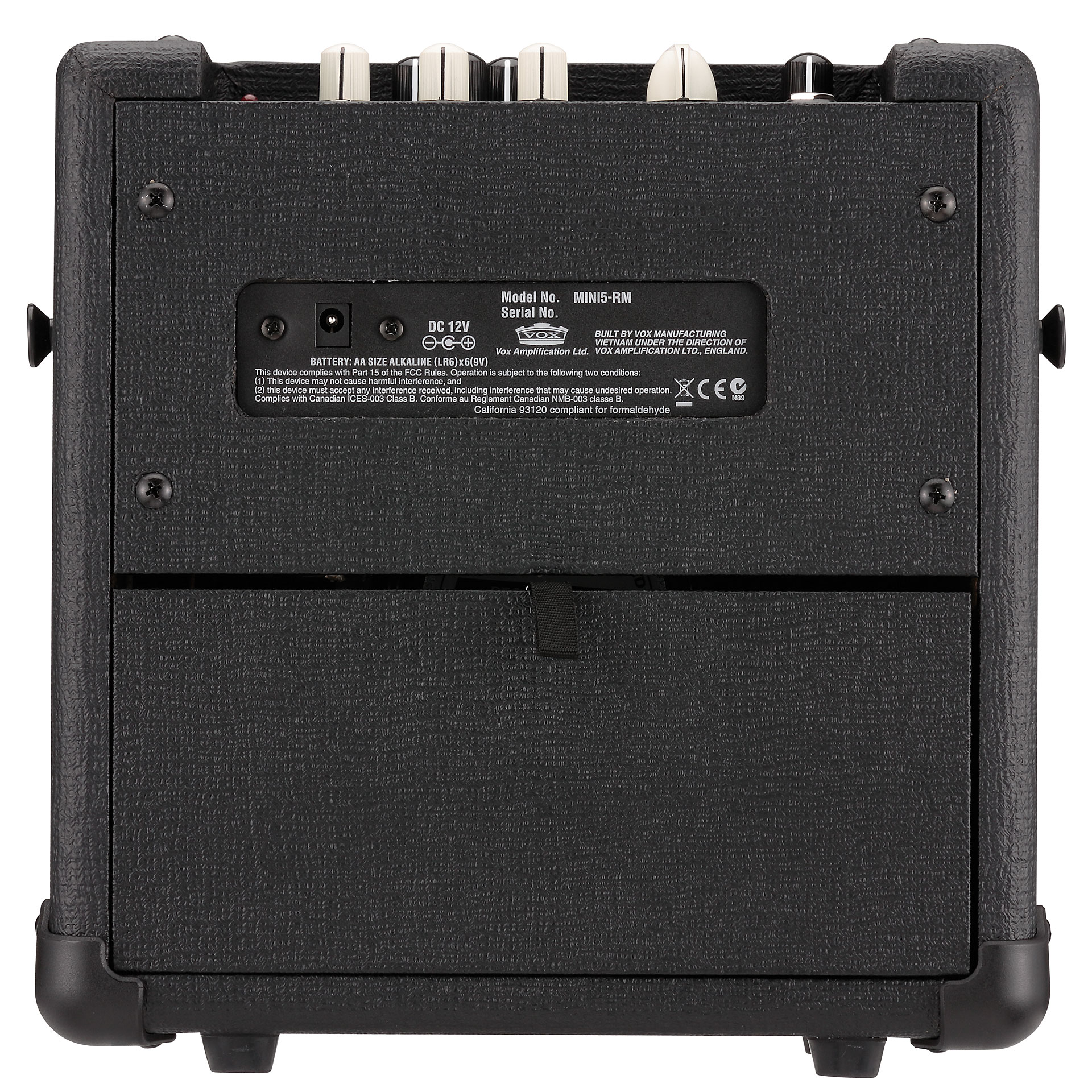 Vox Mini5 Rythm 5w 1x6.5 Black - Electric guitar combo amp - Variation 2