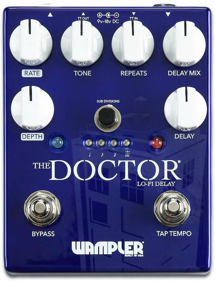 Wampler The Doctor Lofi Ambient Delay - Reverb, delay & echo effect pedal - Main picture